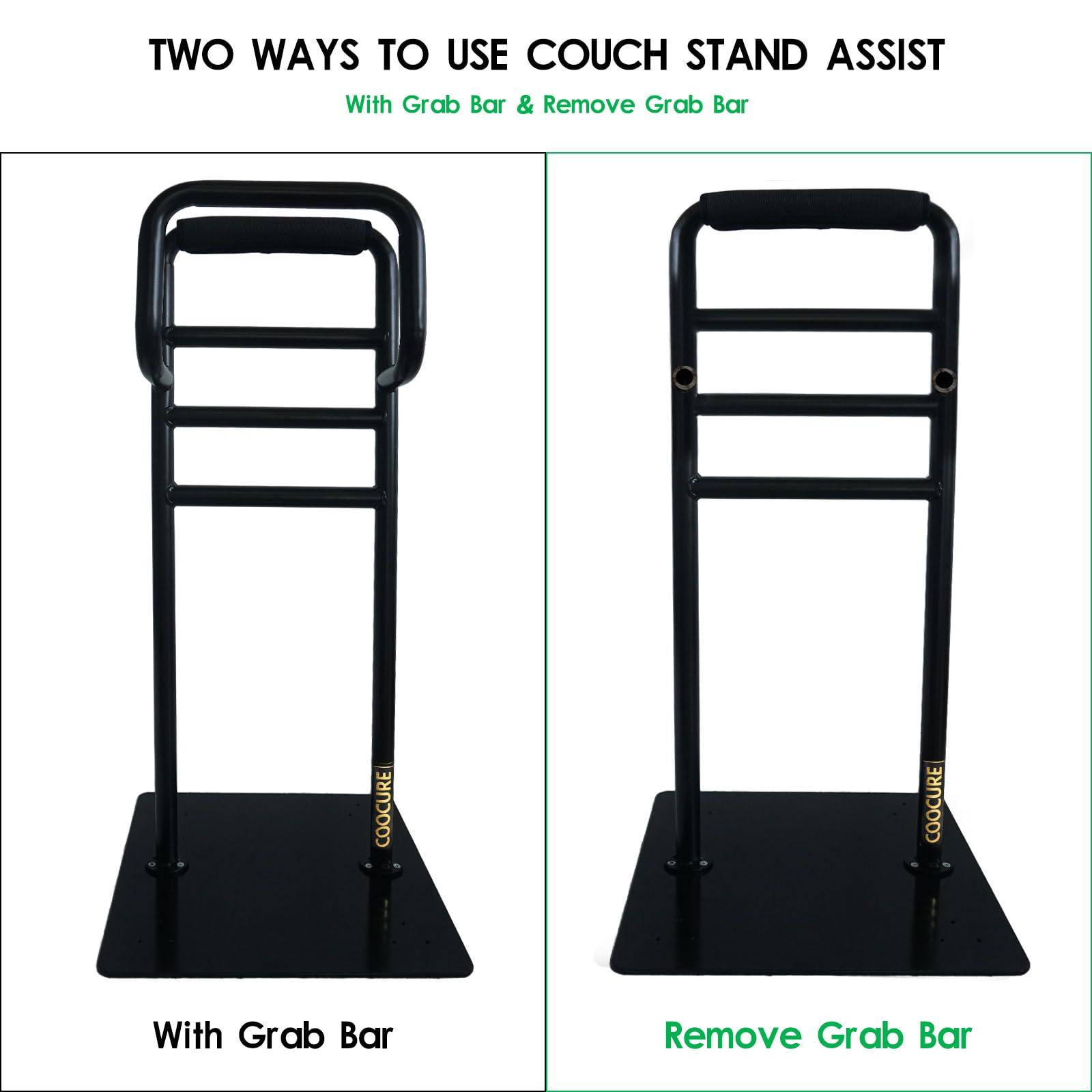 Coocure Couch Stand Assist for elderls, Sofa & Chair Stand Assist Rail, Heavy Duty Stand Assist Rail with Non-Slip Covers. Suitable for Seniors and Other Relied On Persons.
