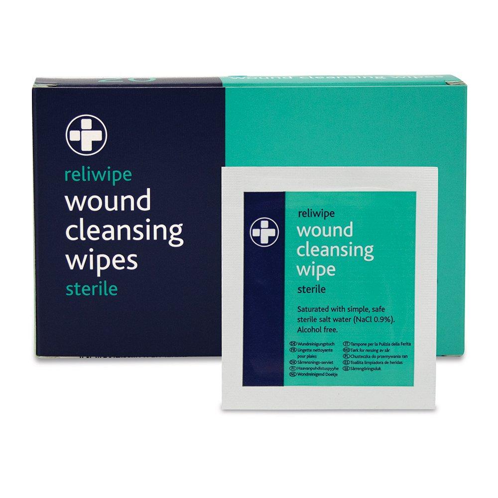 Reliance Medical Reliance Reliwipe Moist Cleansing Wipes Sterile, (Box of 30) (for BS8599-1 Kit) (RL945)
