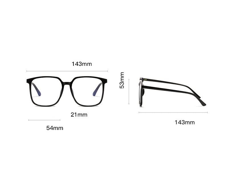 LTSRLL LTSRLL Extra Large Reading Glasses Women Men, Oversized TR Frame Computer Readers, Large Anti Blue Light/Eye Strain Eyewear (Color : Pink, Size : +350)