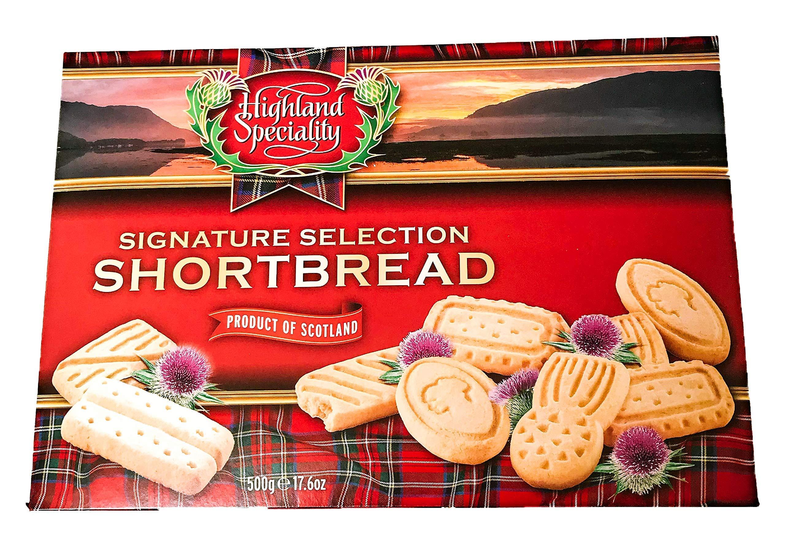 HSS Highland Speciality Signature Shortbread Selection | 500g | Product of Scotland |