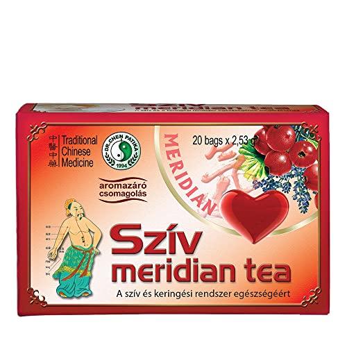 Dr Chen Dr Chen Heart Meridian Tea Natural Traditional Tea Blend Heart and Circulatory Health 20 Teabags