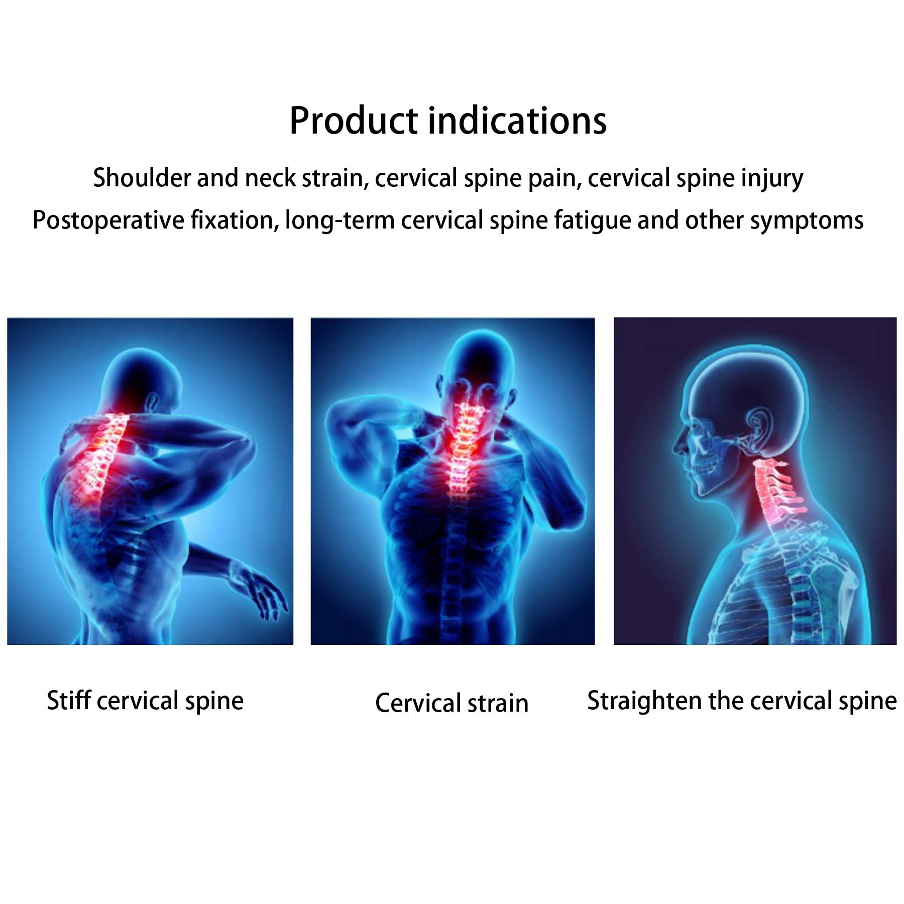 WILLQ WILLQ Adjustable Orthosis Cervical Thoracic Orthosis Fracture Fixation Cervical Vertebra Rehabilitation Support Head Neck Chest Fixed Brace Cervical Vertebra Rehabilitation Support