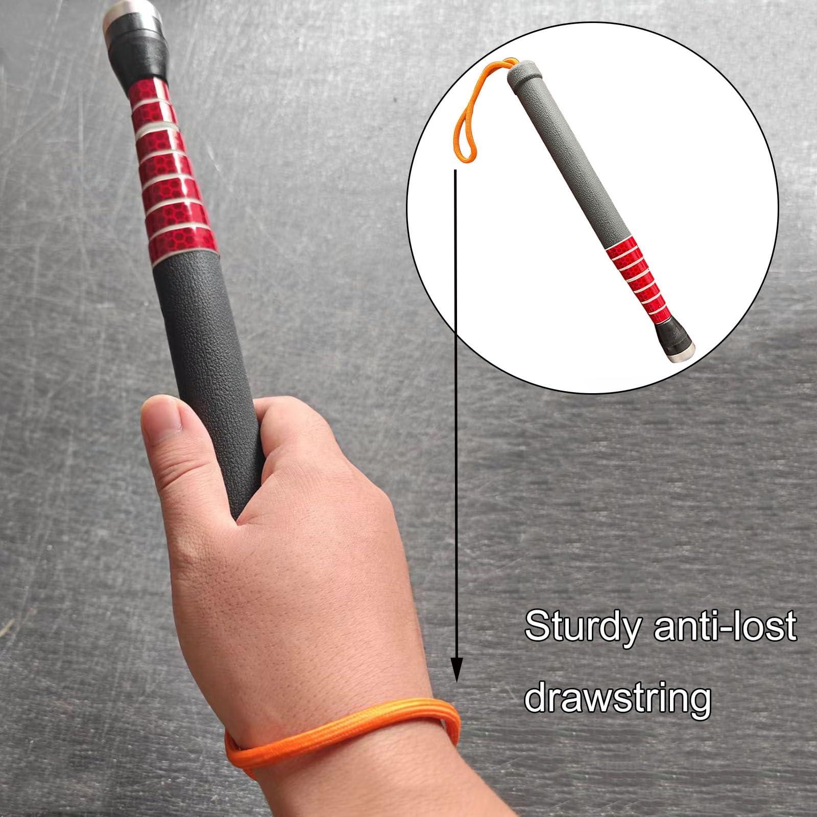 Fenghai Fenghai Reflective Folding Cane - Titanium Alloy Can Be Telescopically Folded with Blind Cane and Visually Impaired Products - with Roller head(A,118cm(46in))