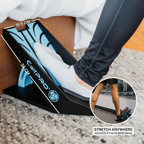 CALFPRO CalfPro Deep Calf Stretcher - Slant Board Stretching for Plantar Fasciitis & Achilles Tendonitis, Feet Mobility & Heel Pain Relief, Incline Wedge for Strained Ankle - Foot Rocker Stretch Replacement