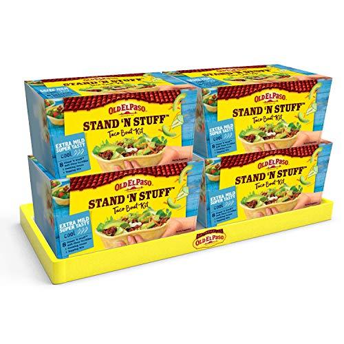 Old El Paso Old El Paso Stand \'N\' Stuff Extra Mild Super Tasty Soft Taco Kit 329g (Pack of 4)