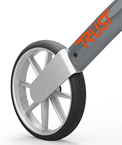 Trust Care TrustCare Let\'s Shop Folding Aluminium Rollator Walking Aid Handle Height from 76 cm to 95 cm Seat Height 60 cm Maximum Load 130 kg