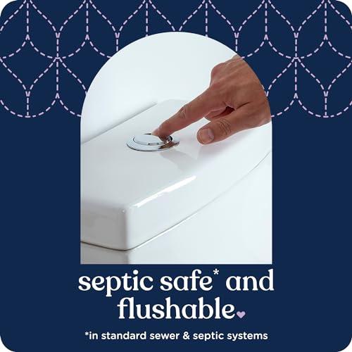 Quilted Northern Quilted Northern Ultra Plush Toilet Paper, 8 Super Mega Rolls = 48 Regular Rolls, 3X Thicker*, 3 Ply Soft Toilet Tissue