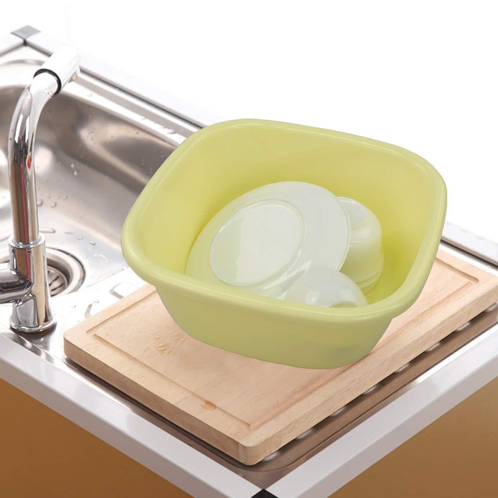Dynko Dynko Colored Washing Up Bowl, Plastic Square Washing Up Bowls, Set of 4
