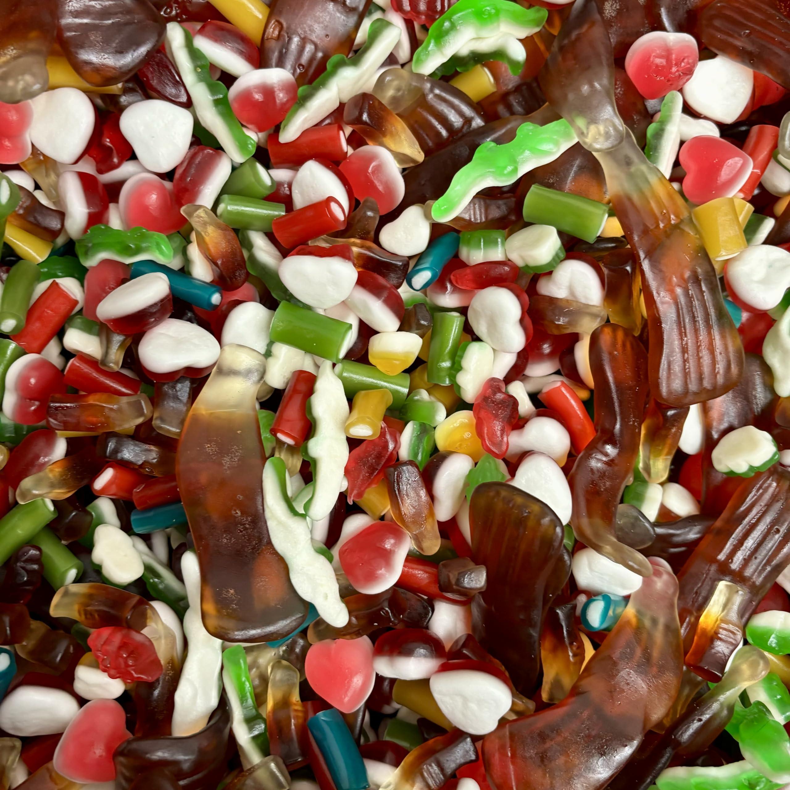 The Gourmet Sweet Company Halal Gummy Sweet Mix 1kg Share Bag By The Gourmet Sweet Company