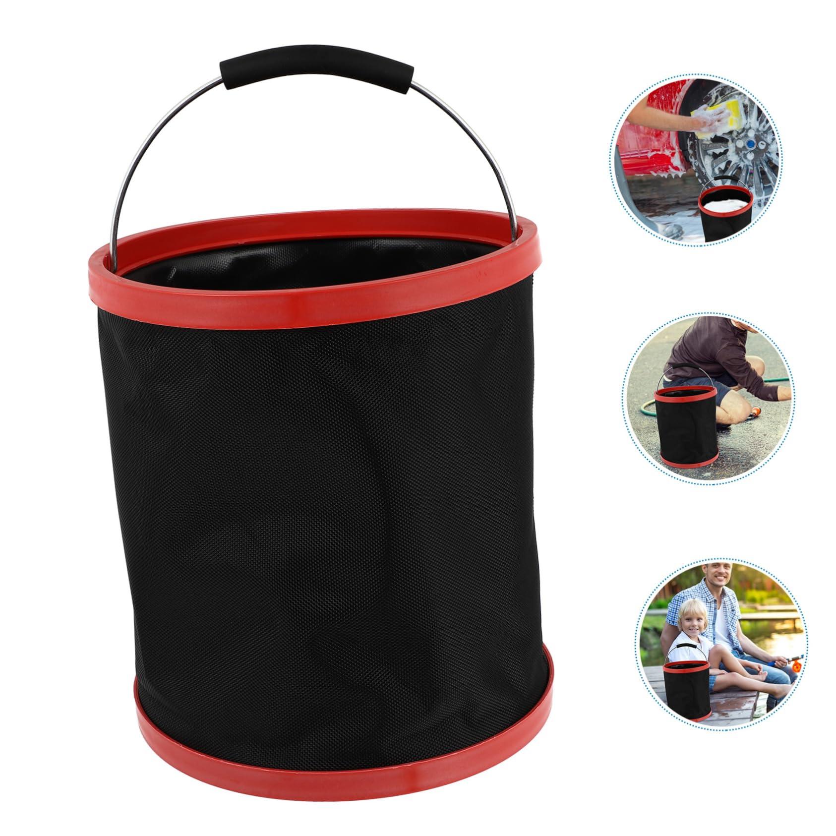 KOMBIUDA KOMBIUDA Portable Folding Water Container Water Bucket for Camping Hiking Fishing and Outdoor Activities and Lightweight Design for Easy Storage