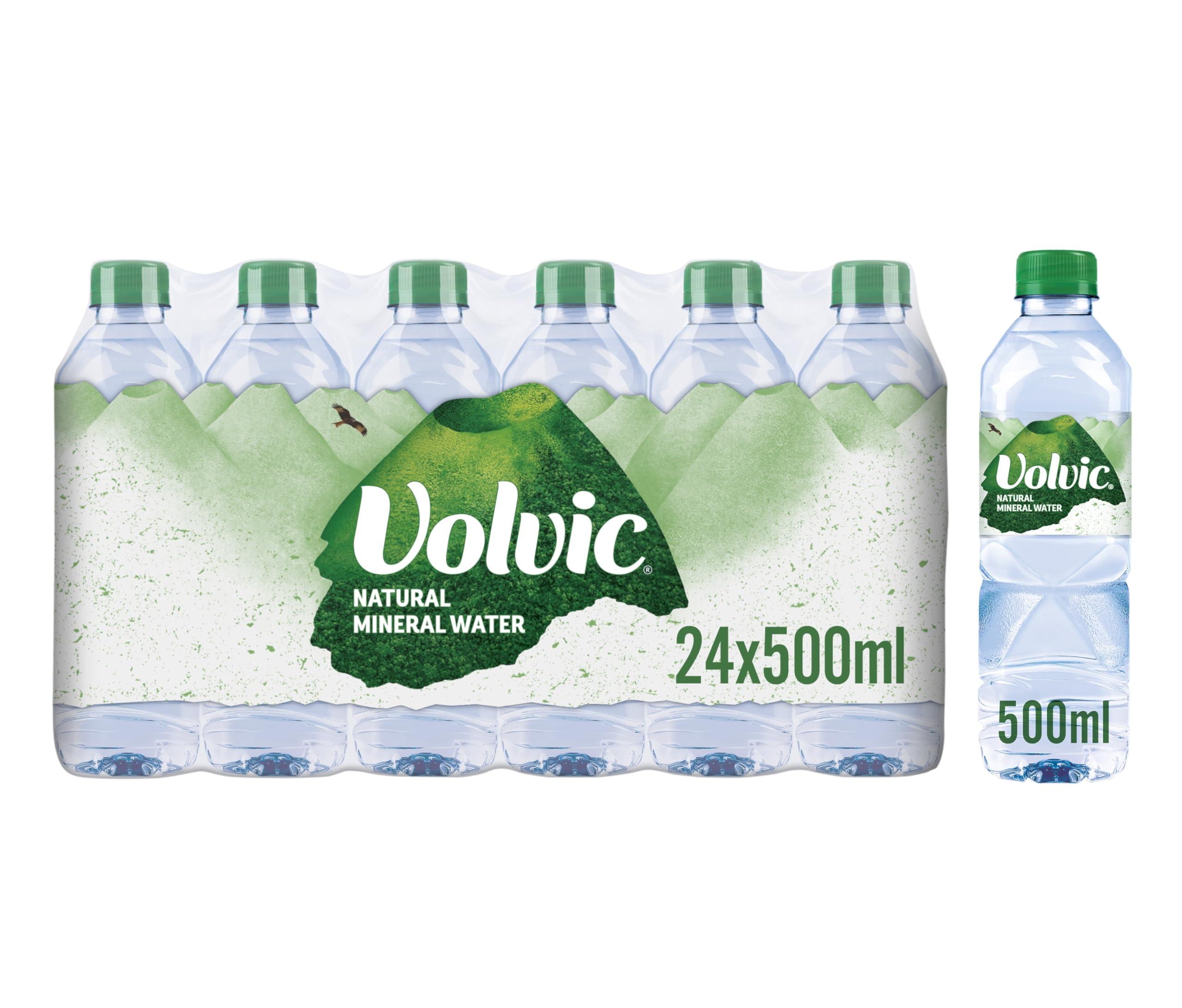 Volvic Volvic Still Mineral Water, 500 ml (Pack of 24)