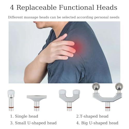 hKjPlvf Chiropractic Adjusting Tool, Electric Chiropractic Activator Spine Correction Massager, 9 Levels Intensity (100N-900N), 9 Levels Frequency, LCD Display