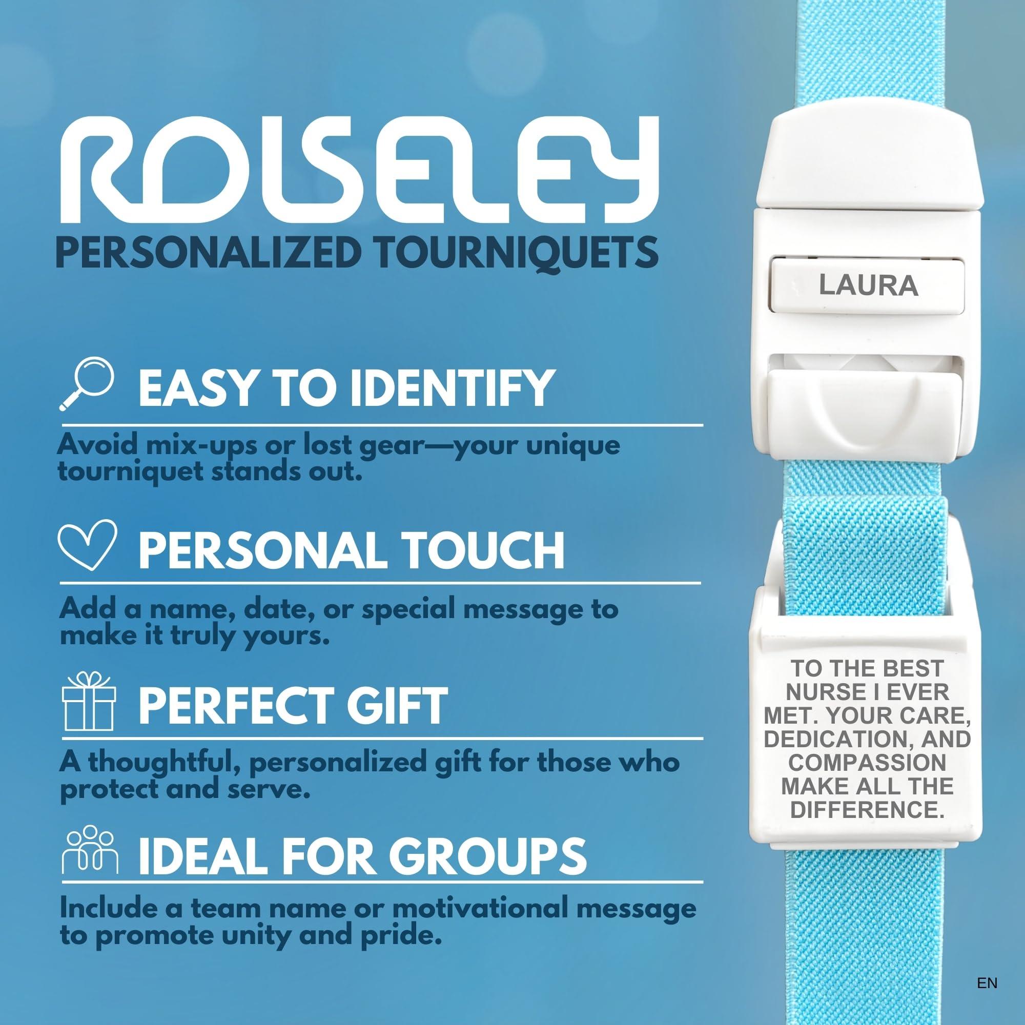 ROLSELEY ROLSELEY Personalized Quick and Slow Release Medical Tourniquet Yellow