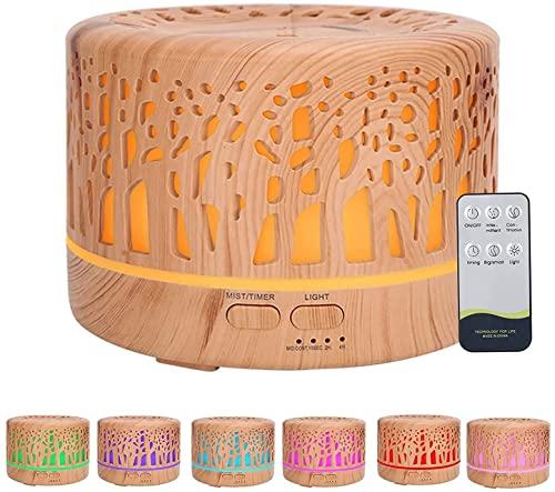 XIXIDIAN XIXIDIAN Electric Aroma Diffuser Air Humidifier Ultrasonic LED Essential Oil Diffuser 700ML