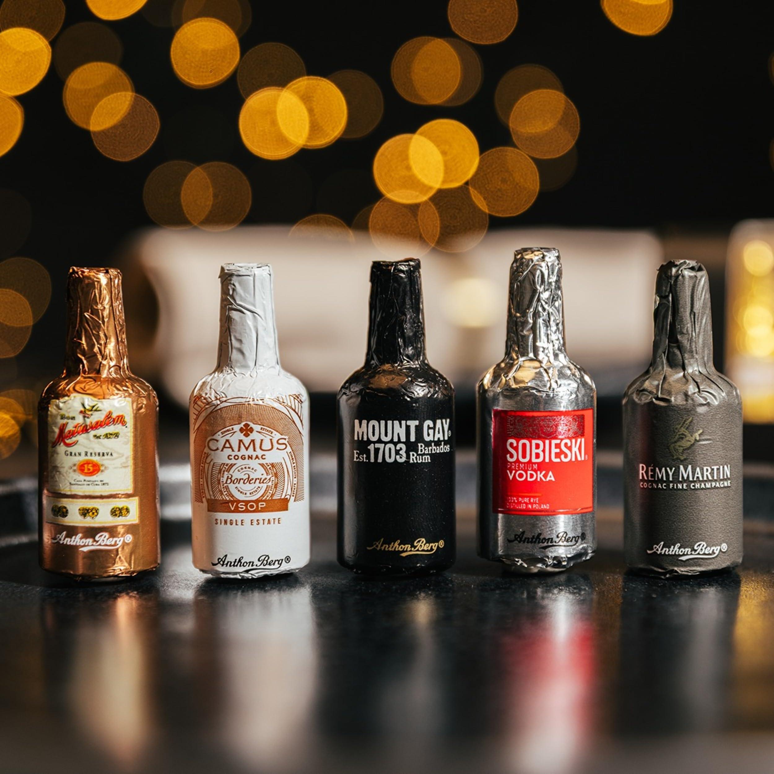 Anthon Berg Anthon Berg - Chocolate Liqueurs - Famous Liqueur Brands - 12 bottles 187g - With a Delicious Liquid Filling