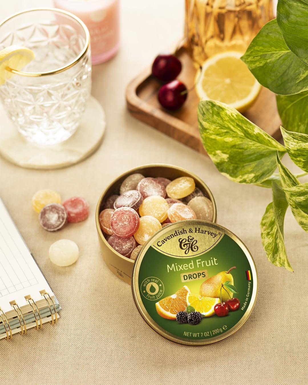 Cavendish & Harvey Cavendish & Harvey Mixed Fruit Drops Tin