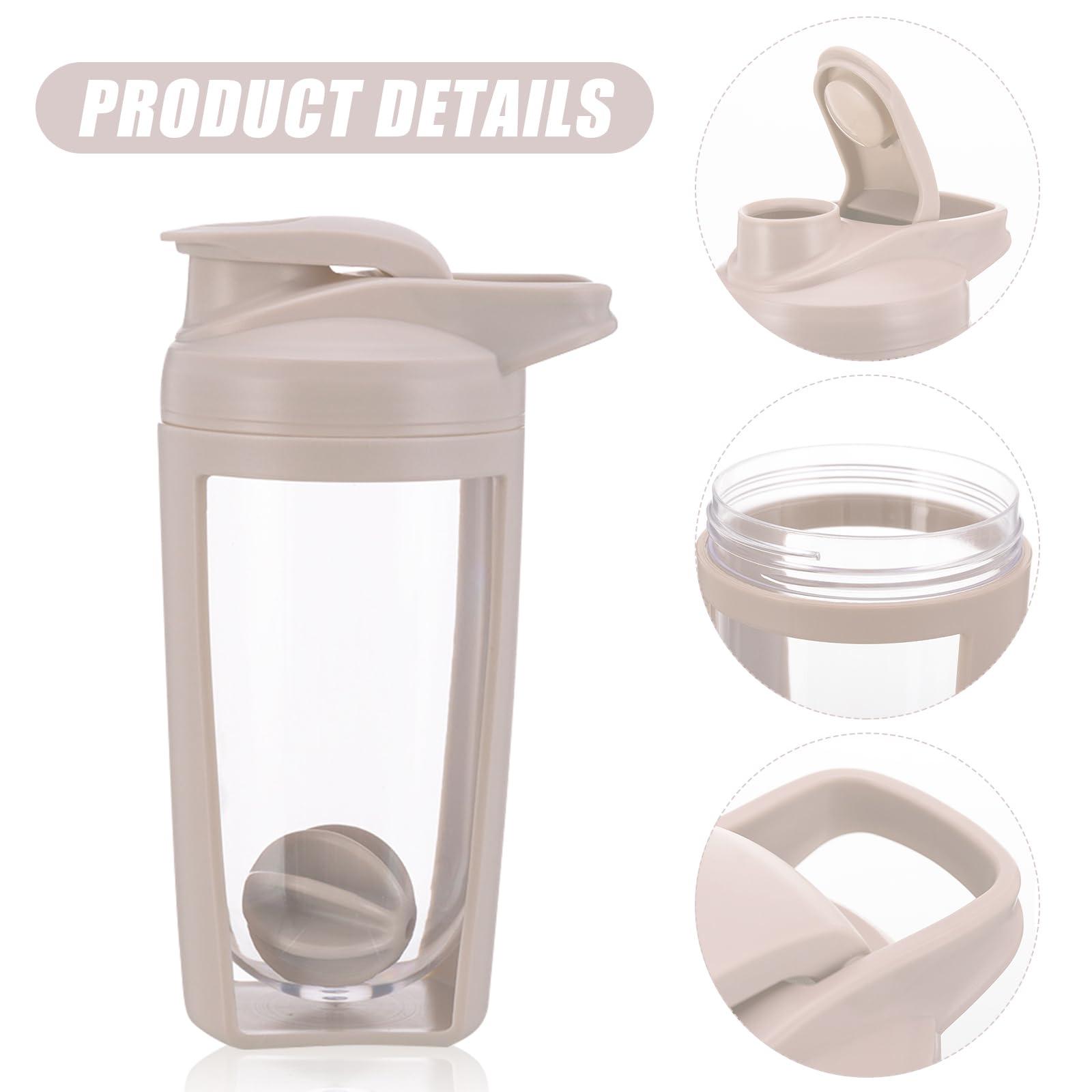 Valicaer Valicaer Protein Shaker Bottle,Shaker for Protein Shakes 650 ml With Mixer Ball BPA Free Leak-proof Shaker Bottle For Protein Powder Temperature Safe Nutrition Mixball Shaker Dishwasher Safe for Gym