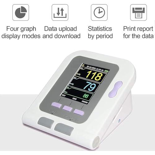 GXLDIANPU Veterinary Blood Pressure Monitor Cuff, Veterinary Electronic Sphygmomanom, with 3 Cuffs, Large Capacity Storage Of 100 Sets Of Data, 2.8-inch Color LCD Display, for Dog/cat/Pets Animal Care