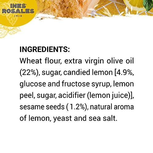 Ines Rosales Ines Rosales Lemon Sweet Olive Oil Tortas, Delicious Vegan Biscuits, Spanish Snacks, 14 x 120g