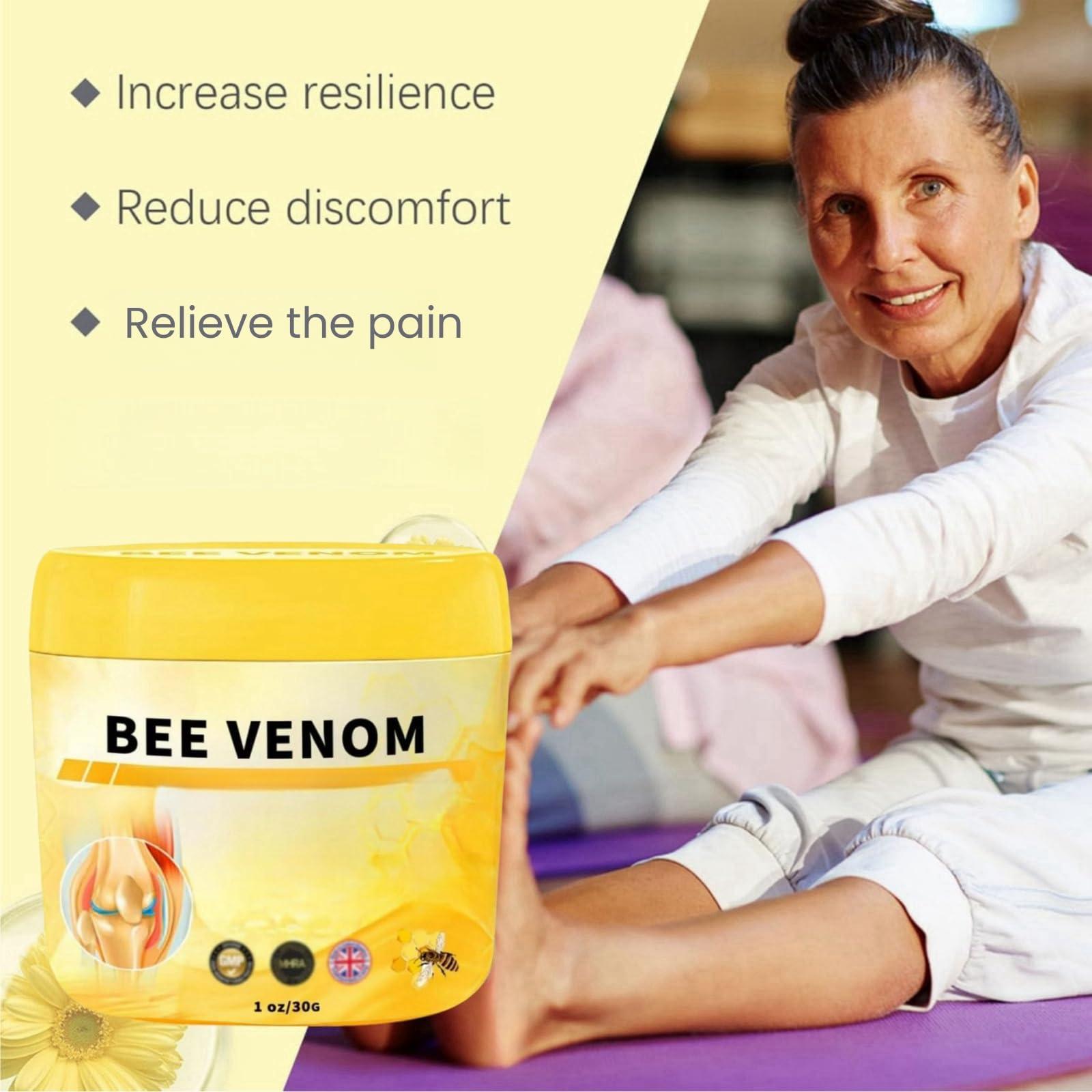 Haiyox 2PCS Bee Venom Cream Joint and Bone Cream,Bee Venom Joint Bone Cream,Bee Venom for Joints,Soothes Itching,Bee Venom Joint Care Cream,Bee Venom and Joint Relief Cream,Bee Venom Joint Soothing Cream