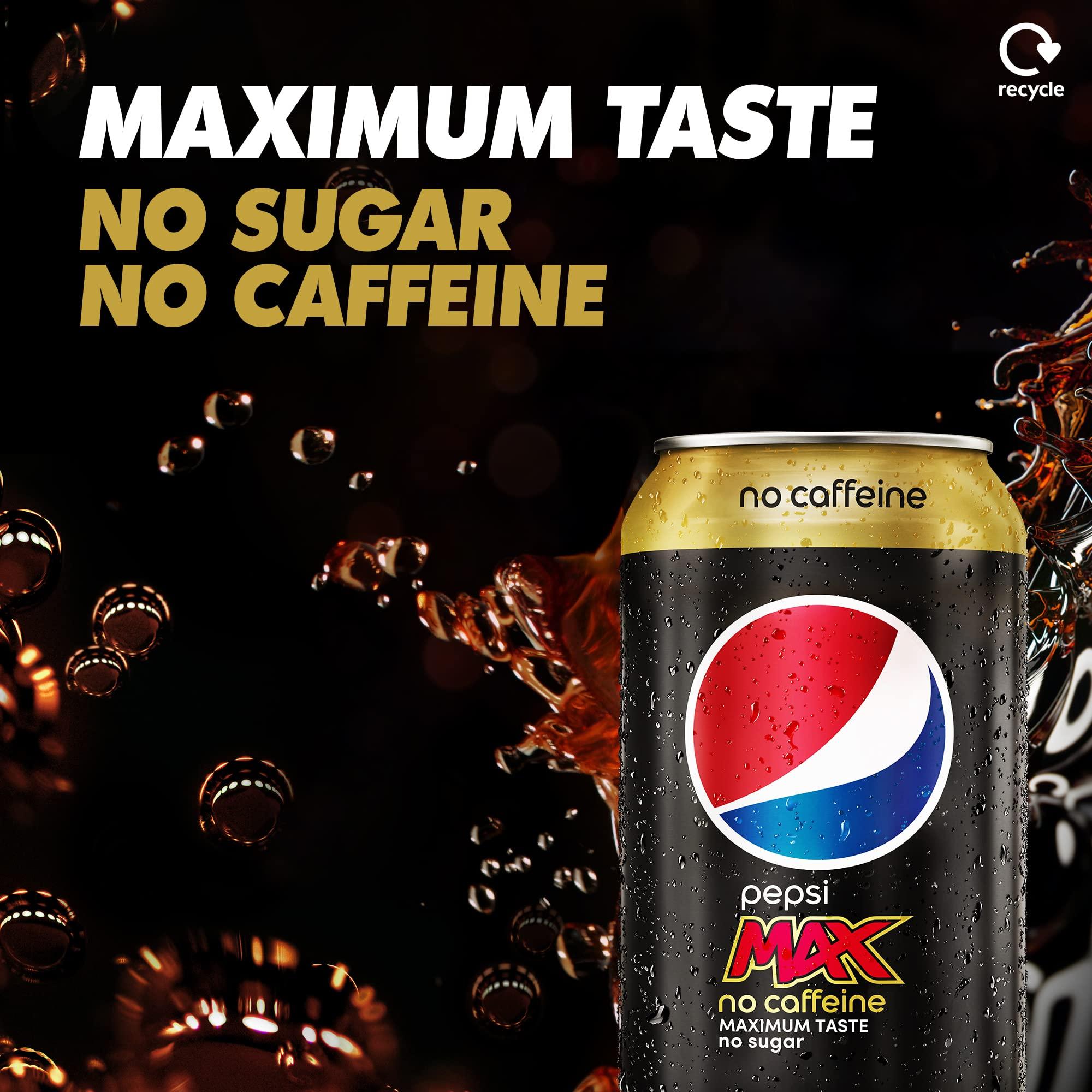 Pepsi Pepsi Max 24pk x 330ml No Caffeine (Pack of 2)