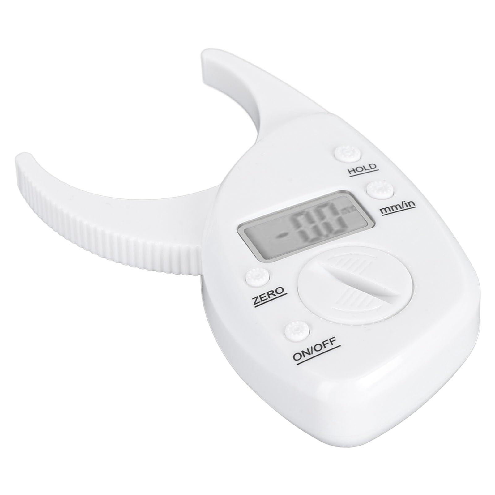 Fabater Skinfold Test Analyzer, Simple Operation Professional LCD Display Body Fat Caliper High Sensitivity for Men