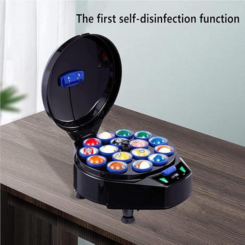 WESLNN WESLNN Billiard Ball Polishing Cleaning Machine, Electronic Ball Clean Machine, 16 Balls Snooker Clean Washing Automatic Pool Ball Cleaner for Chess and Card Entertainment.