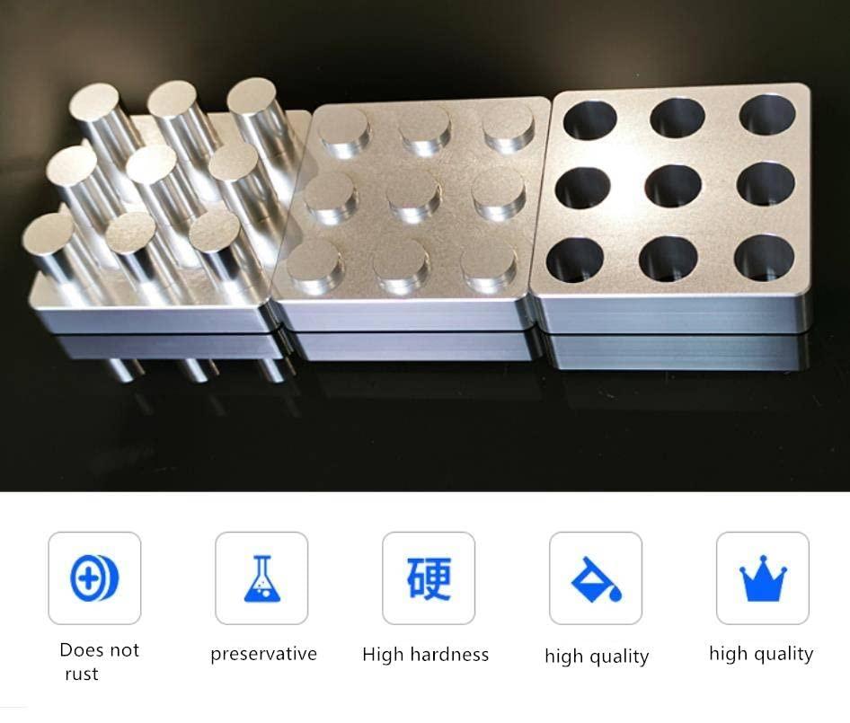FreshCart Basics Pill Maker, Tablet Making Machine, Pill Press Mold, Aluminum Hand Tool, Tablet Mould Tool, Domestic Home Use 9/25 Holes (25 Holes (6mm))
