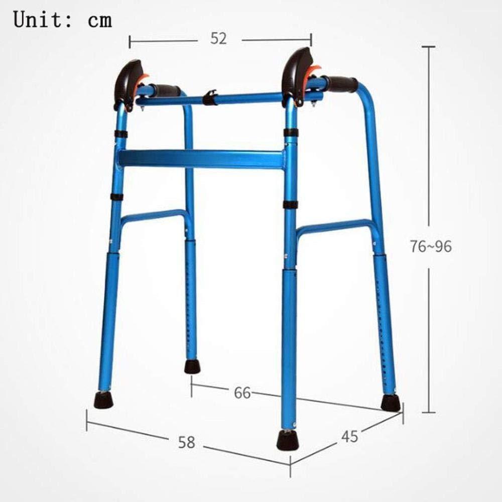 UYDJAKX Walking Frame Non-Slip Walking Stick with Hospital Stair Walker Elderly Disabled Walking Folding Star of Light