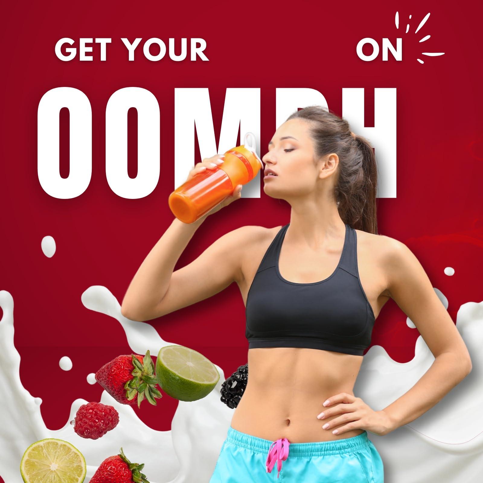 Fancy Labels Meal Replacement Slimfast Strawberry, Banana And Raspberry & White Chocolate Meal Shake Powder 365g 10 Servings | High in Protein, Source of Fibre, Healthy Shake for Balanced Diet Plan