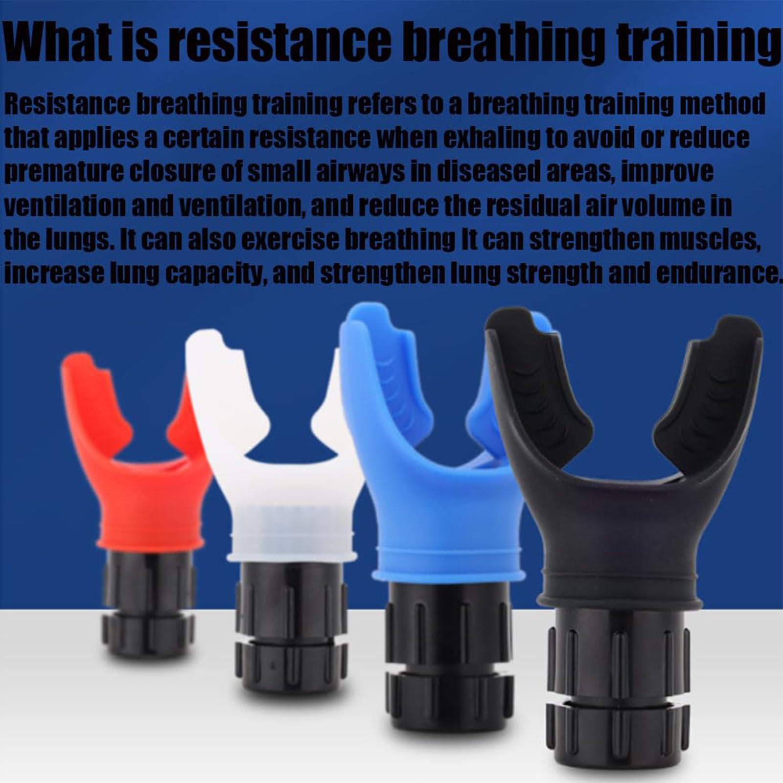 FreshCart Basics Breath Booster Lung Trainer 2pcs - Improve Stamina & Endurance with Portable Breathing Trainer for Men and Women, Adjustable Resistance