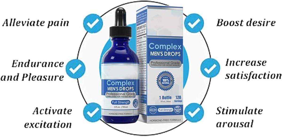 Anshka NexusBio Labs Complex Men\'s Drops, Complex Mens Drops, Nexusbio Labs Complex Men\'s Drops Super-Potent Version (2pcs)