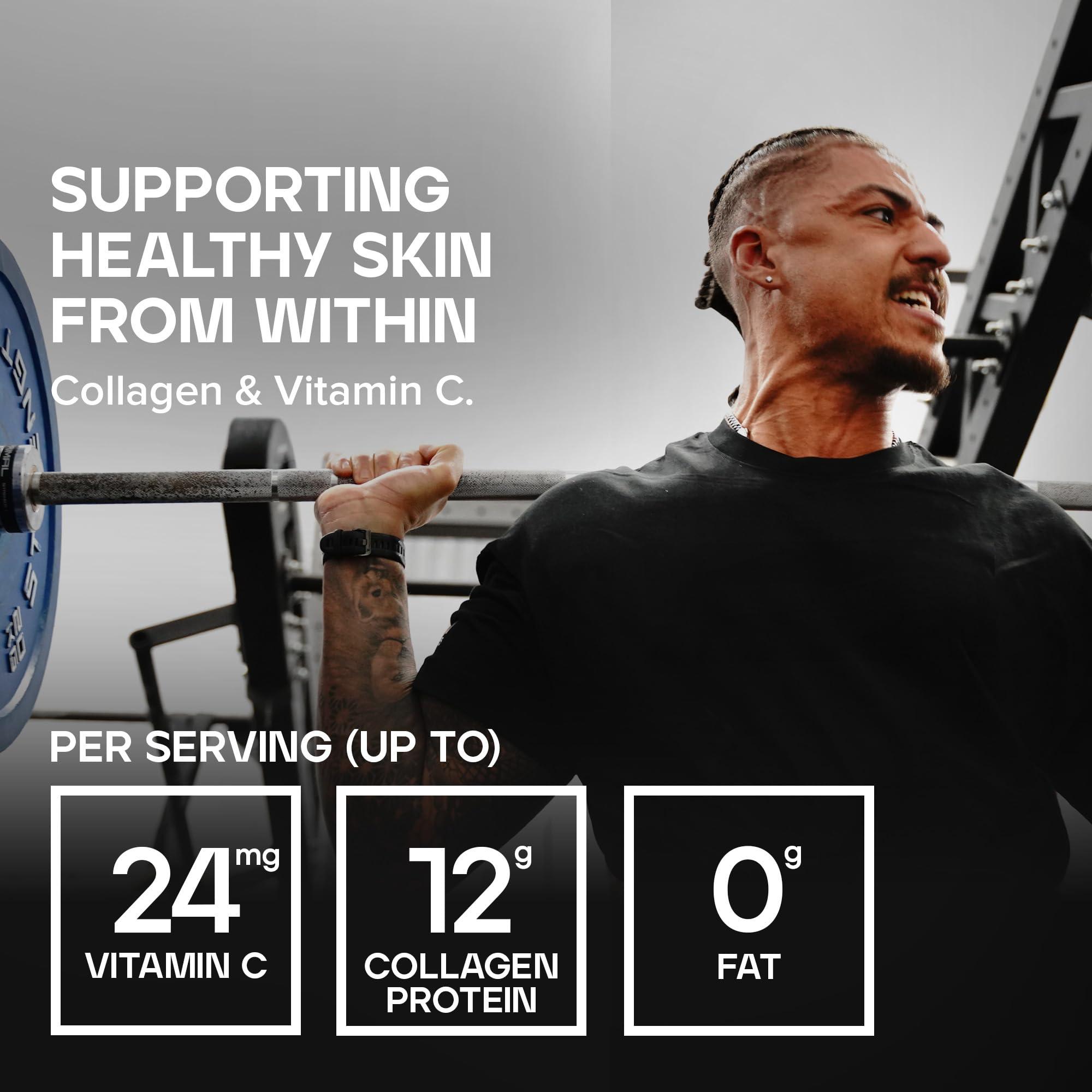 Bulk Bulk Collagen Powder with Peptides and Vitamin C | Hydrolysed Bovine Collagen | High Protein Supplement Daily Use in Smoothies, Shakes & Recipes | Joint & Skin Routine | Mango | Easy Mixing 500g