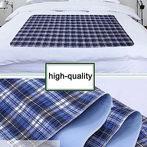 WPJQJWD WPJQJWD Waterproof Incontinence Bed Pads, Non-Slip Mattress Protector Reusable Incontinence Bed Pads Washable Bed Protector Pad For Incontinence And Bed Wetting