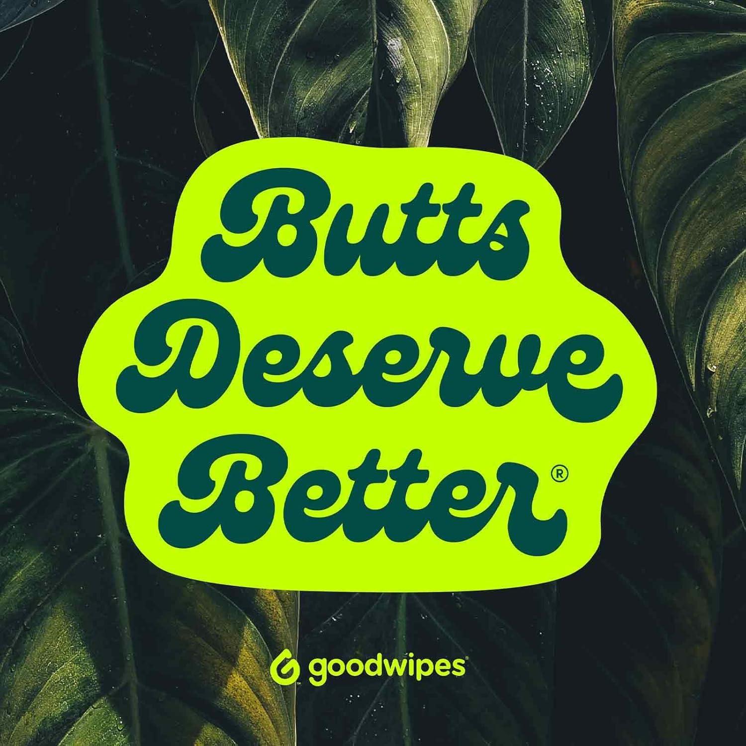 goodwipes Goodwipes Flushable & Biodegradable Wipes with Botanicals, Dispenser for At-Home Use Safe, Shea-Coco with Aloe, Septic and Sewer Safe (4 Variety Scent Pack)