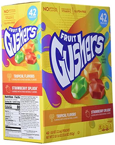 Gushers Betty Crocker Fruit Gushers Snacks, 42 Count, 952 g