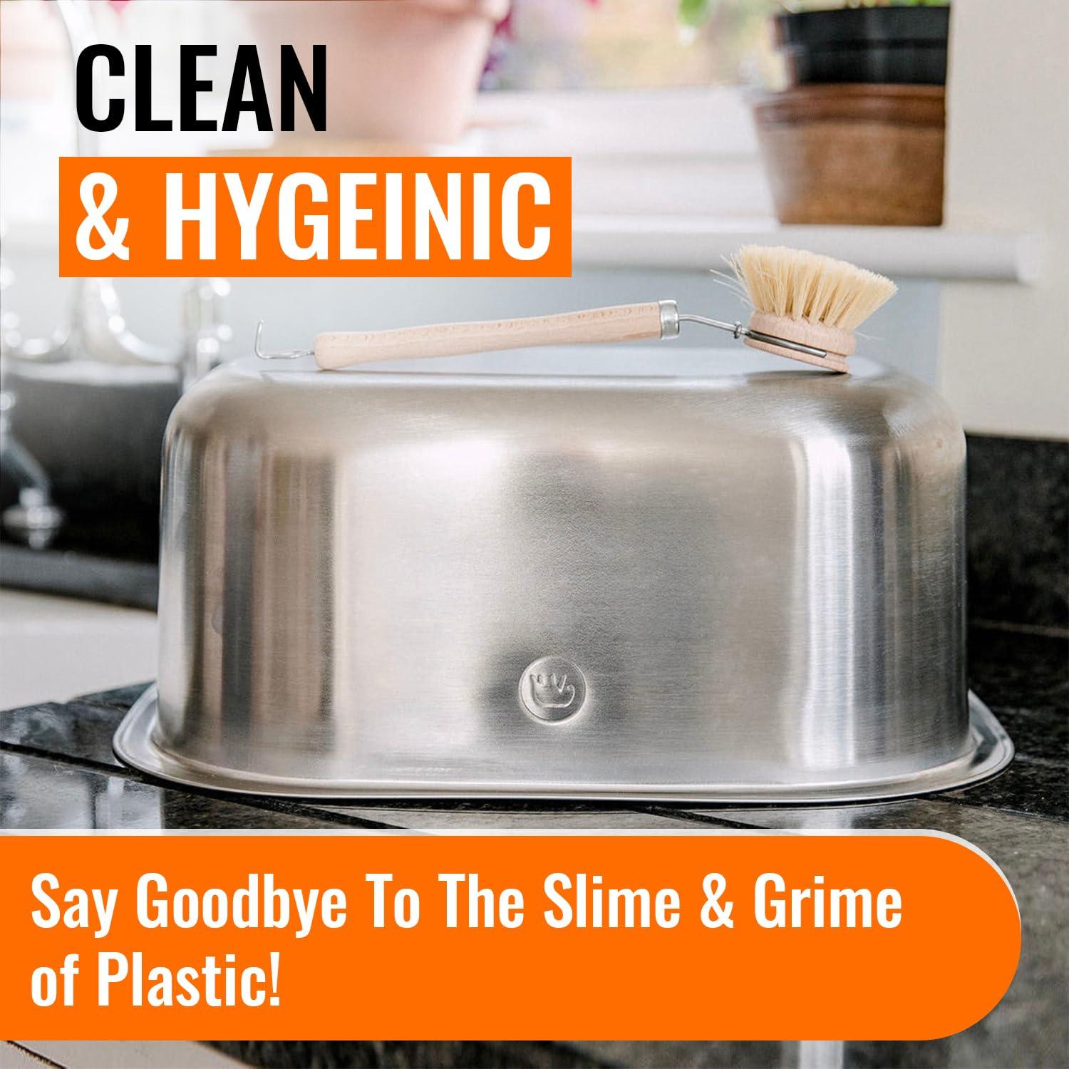 Elephant Box Elephant Box Stainless Steel Washing Up Bowl | Plastic Free 10 Litre Washing Up Bowl