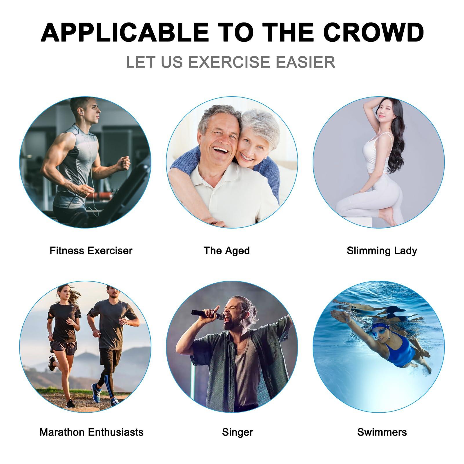 Woeau Oxyfit Breathing Lung Trainer - Oxygen Flow Breathing Trainer Lung Exerciser Device Improve Lung Capacity Handheld Lung Expansion Training Tool for Respiratory Therapy (Black)