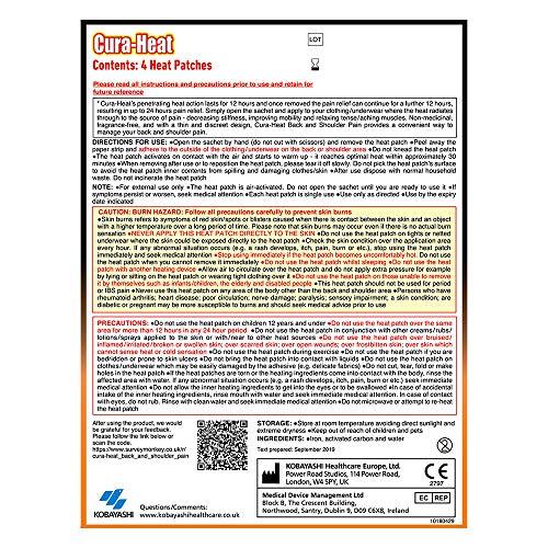 Cura-heat CURA H/PAD Back&Shoulder 3+1
