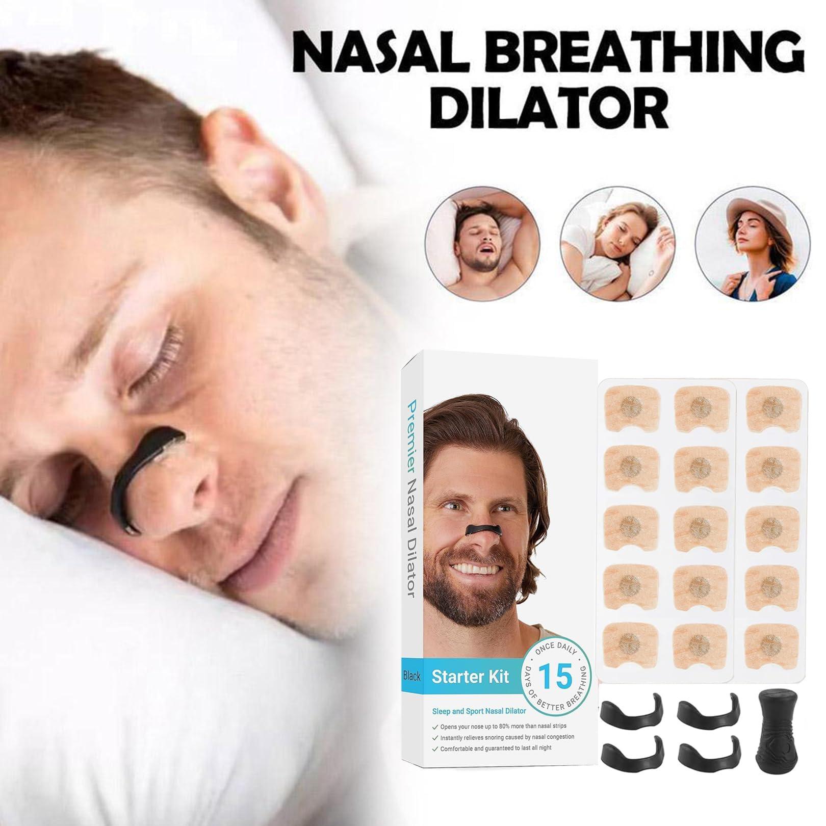 YHQZ 15 Pcs Anti-Snoring Equipment,Intake Breathing Nose Magnets,Anti-Snoring Sleep Nasal Strips,Intake Breathing Nasal Strip for Home,Travel, Hotels,Business Trips and CarsSuitable for Both Men and Women