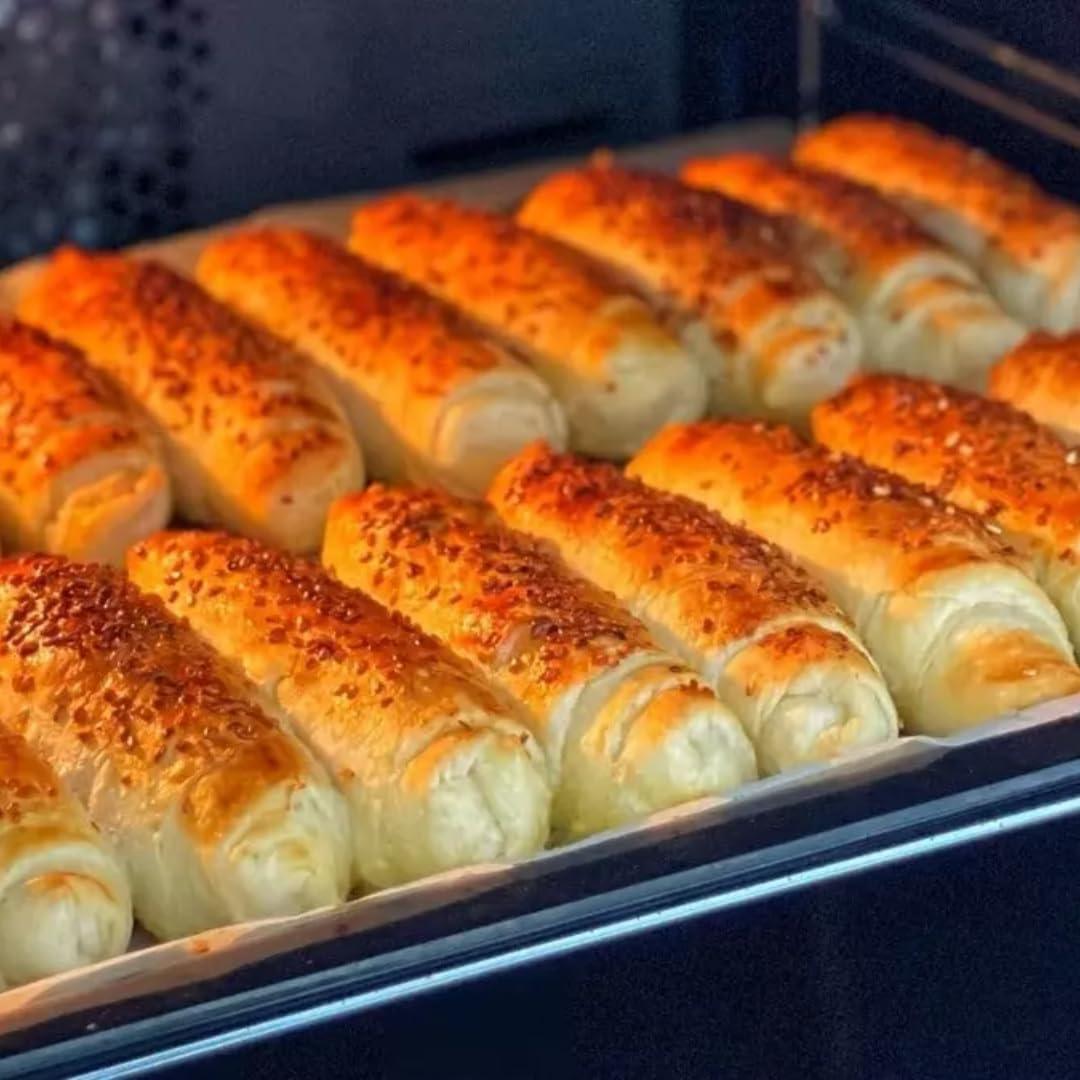 Pufai Yayla Long Filo Pastry Sheets phyllo dough 400 gram x 5 Packs by Pufai Grocery