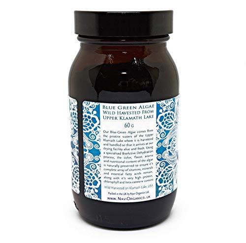 Na\'vi Organics Klamath Lake BioActive Blue-Green Algae Juice Powder - Wild Harvested (60g)