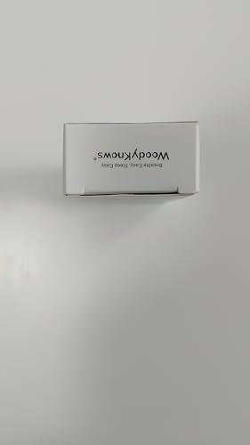 WoodyKnows WoodyKnows Super-Support Nasal Dilator, Improves Sleep and Sports Airflow, Nasal Congestion and Nose-Related snoring aid (M 4Pack)