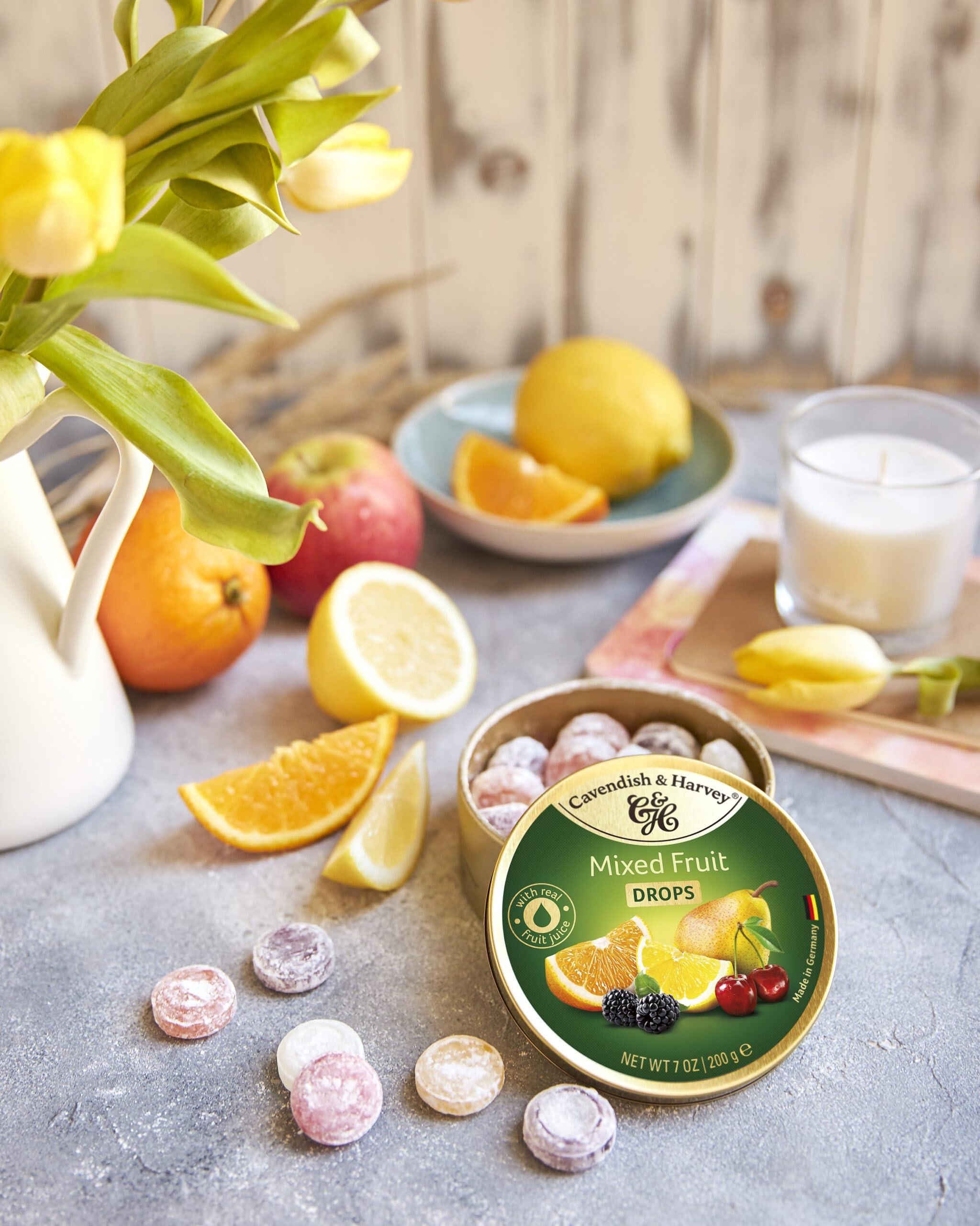 Cavendish & Harvey Cavendish & Harvey Mixed Fruit Drops Tin