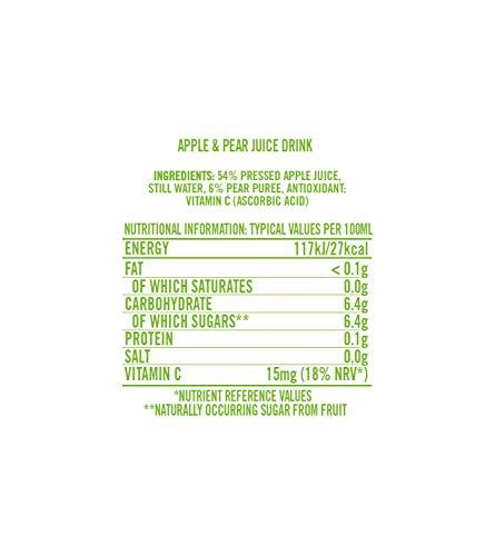 Cawston Press Cawston Press Fruit Water Kids Drink | Pressed Apple & Pear Flavoured Water | 200ml x 18 Pack Pear & Apple Juice Cartons | School Approved No Added Sugar Vegan | Ideal for Kids Lunchbox