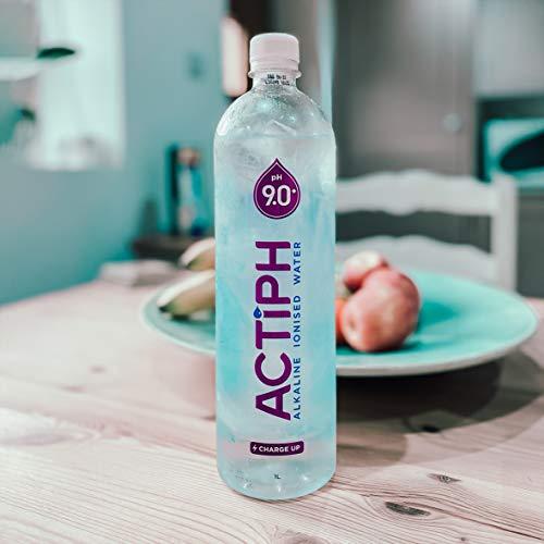 ActiPH Alkaline Ionised Spring Water pH9+ Purified with Electrolytes Clean and Smooth Taste ACTIPH Water (1L x12)