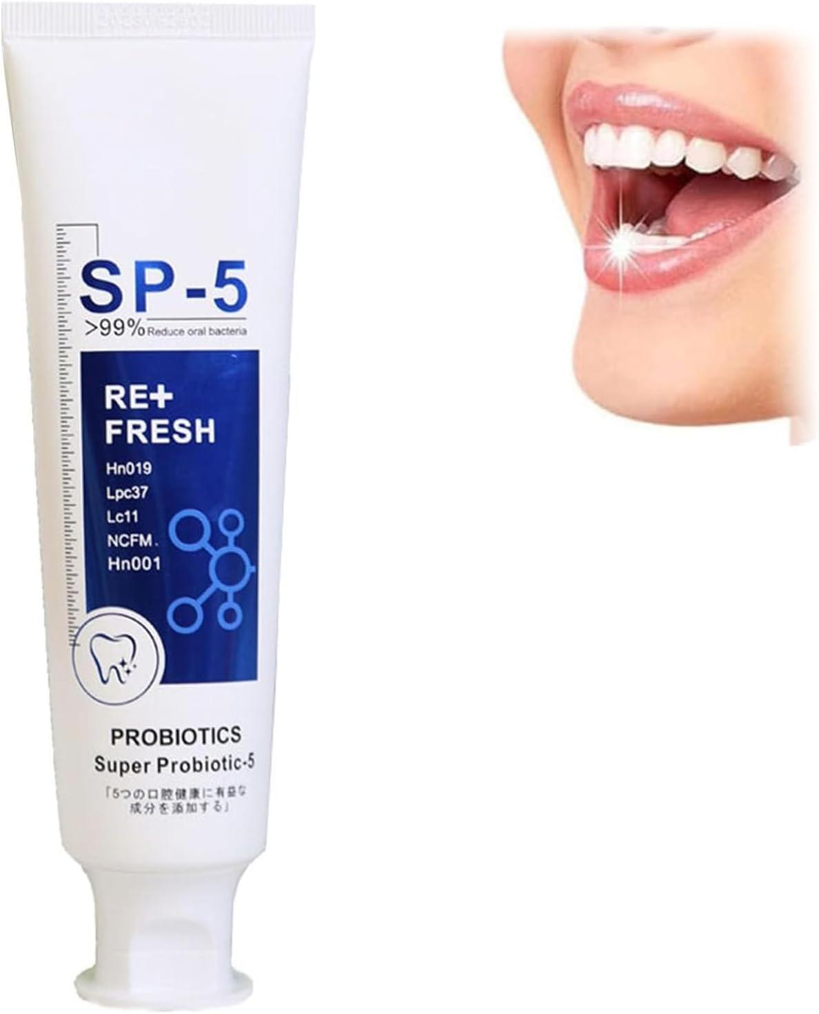 Kolarmo Sp-5 Toothpaste,Sp 5 Tooth Whitening,Whitening Toothpaste Sp 5,We2c Whitening Toothpaste Teeth Sp-5,New Upgrade Sp 5 Ultra Whitening Probiotic Toothpaste (Blue)