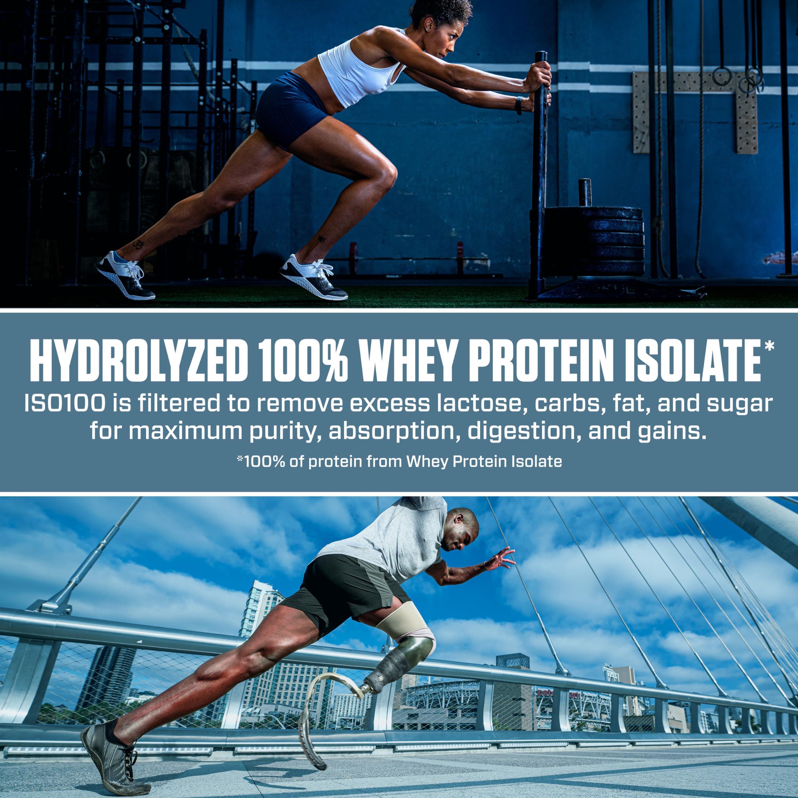 Dymatize Dymatize ISO 100 Hydrolyzed Gourmet Vanilla 2264g - Whey Protein Hydrolysat + Isolat Powder