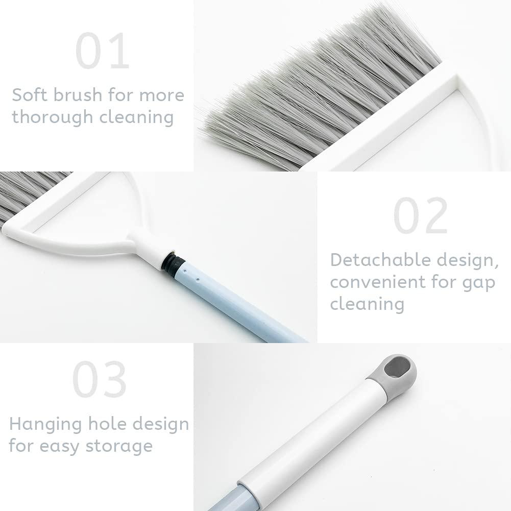 WDDBHSKN Kids Broom Set Kids Cleaning Set Toddler Broom Set Kids Broom Set for Toddlers Grils & Boys Baby Broom Toddler Broom and Cleaning Set Mini Broom Set for Boys and GirlsWhite