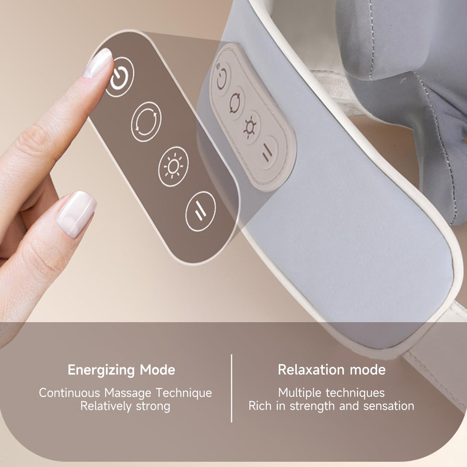 KULSUM Neck Massager, Back and Shoulder Hot Compress Massager, Two Modes, Shiatsu Massager for Neck, Back, Shoulder, Foot and Leg with Overheating Protection, Gifts for Women and Men